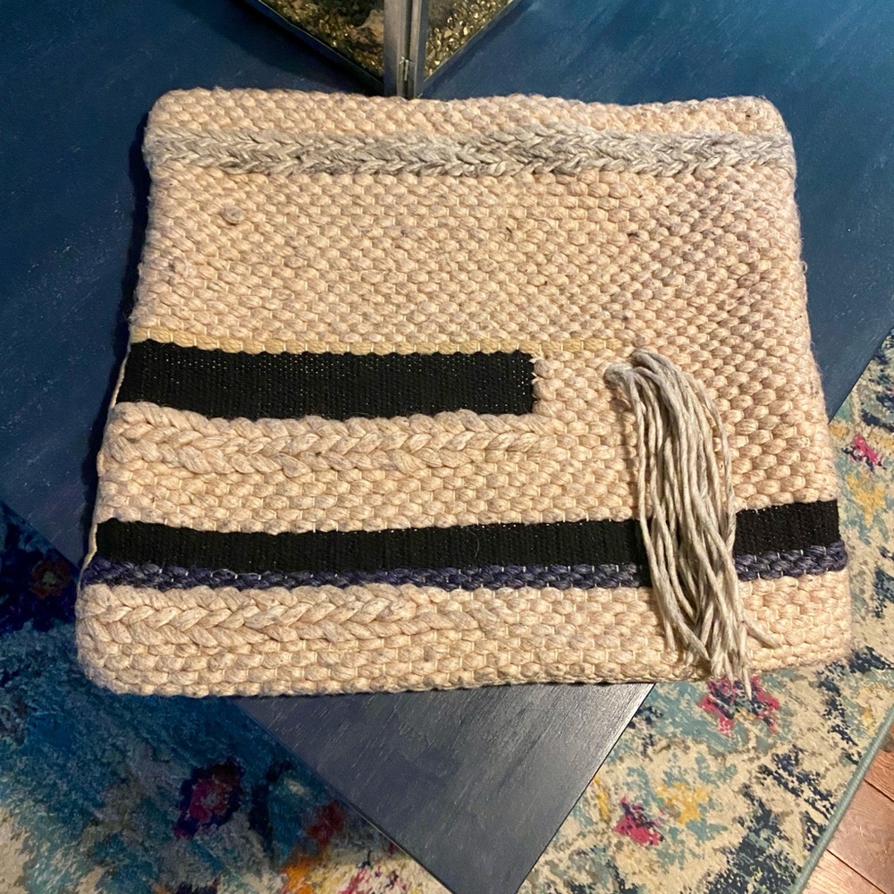 Woven Throw Pillow Covers Set of 2